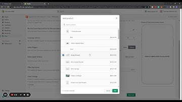 Fuze Post Purchase Upsell Shopify App - Onboarding Step 1 Select upsell product