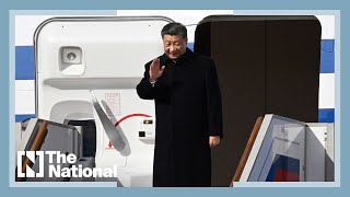 China’s Xi Jinping arrives in Moscow to meet Vladimir Putin