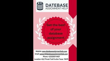 Get the best of your database assignment
