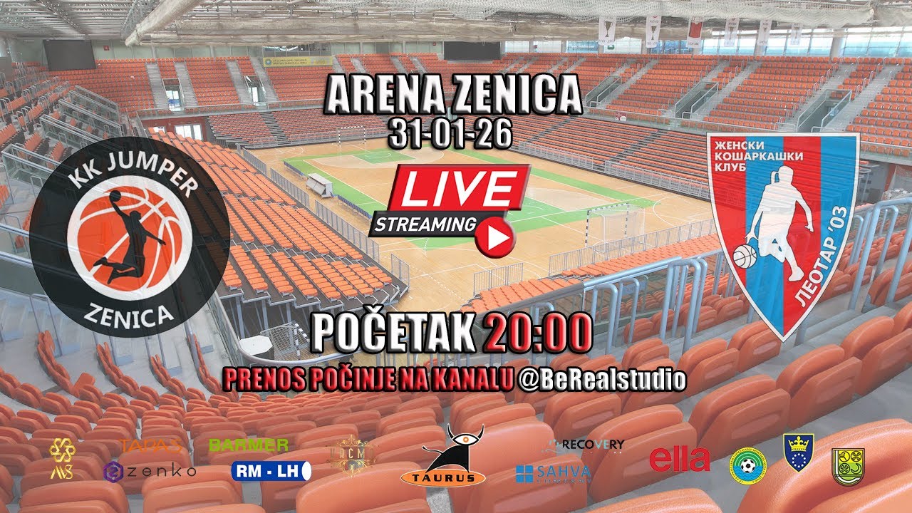 KK Jumper Taurus vs ŽKK Leotar 03 - 31/01/2026
