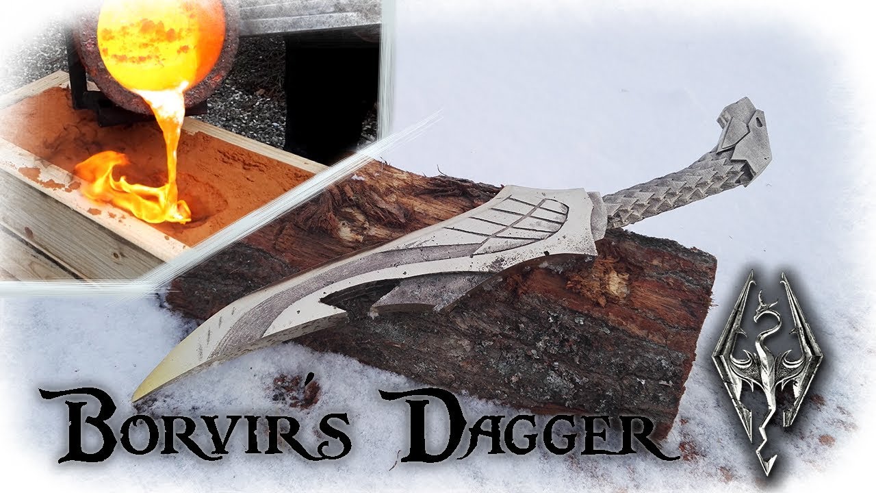 ⁣Casting a Aluminum Bronze Dagger From The Game Skyrim (Borvir´s Dagger)