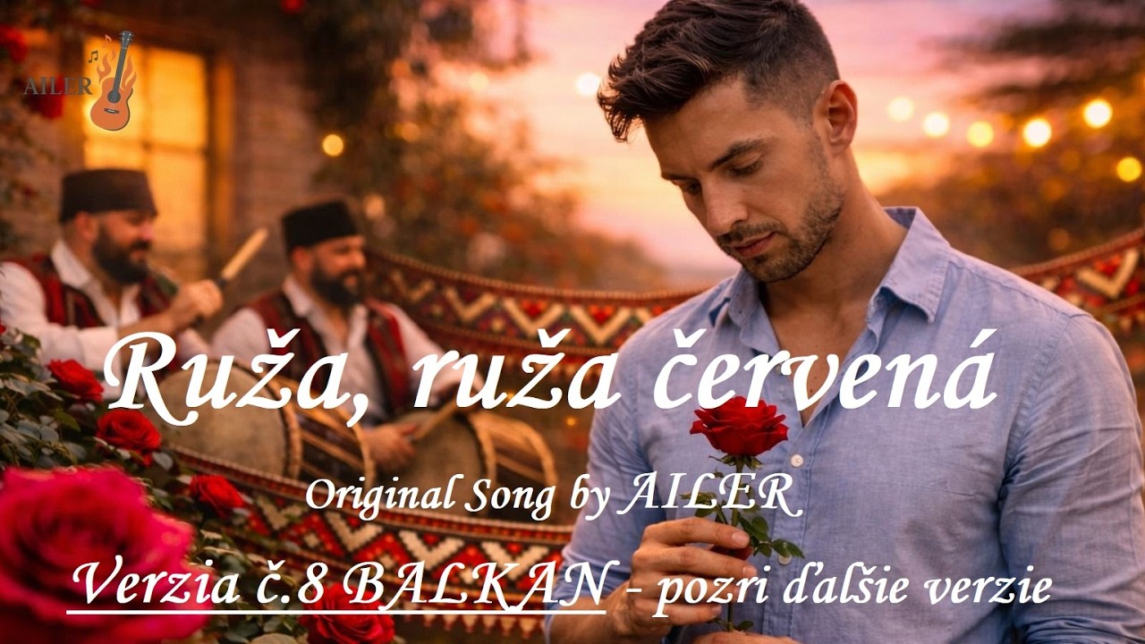 Ruža, ruža červená (Original Song) | AILER | verzia č.8 BALKAN