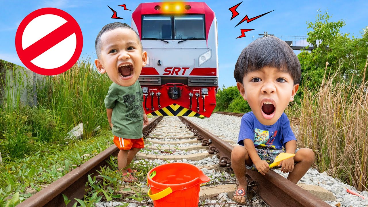 อันตราย แอบไปเล่นทางรถไฟ | พี่ปลื้ม