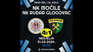 1.ŽNL.KC 2023/24. - 16.kolo - Koprivnica - NK Močile - NK Rudar 4:1 31.03.2024. - HD highlights