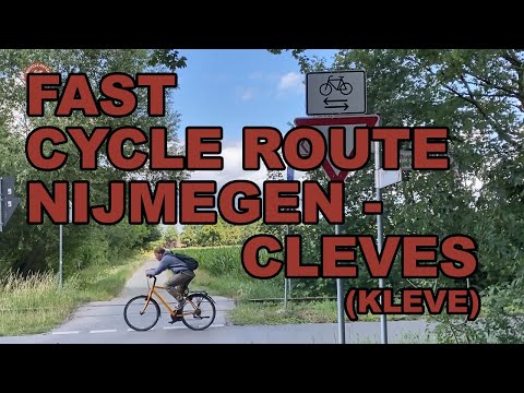 International cycle Route Nijmegen to Cleves (Kleve)