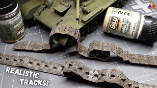 Painting & Weathering Scale Model Tank Tracks… Made Easy!