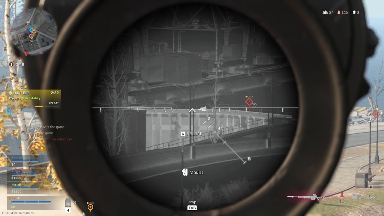 Call of Duty Modern Warfare HDR with Thermal Scope YouTube