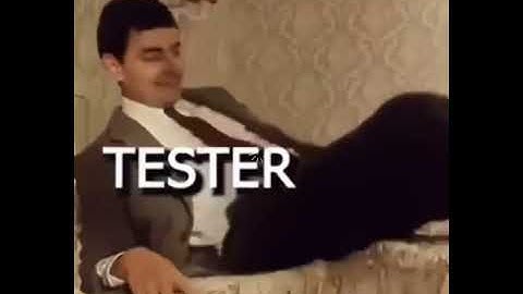 Tester vs Developers (Mr.Bean)