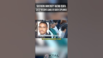 Southern University hazing death: Caleb Wilson