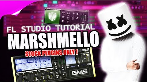 How To Make Music Like Marshmello Using Stock Plugins Only | FL Studio Tutorial + FREE FLP