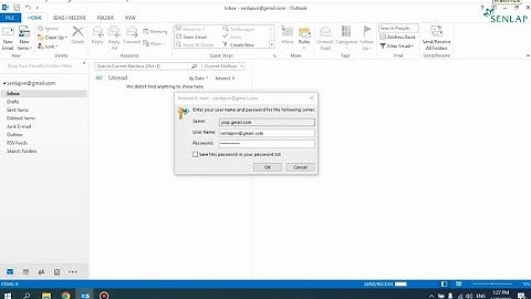 Sửa lỗi Outlook không vào được tài khoản Gmail tháng 6 năm 2022