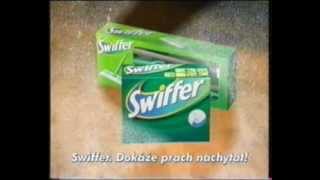 Swiffer - "Dokáže prach nachytat" - stará reklama / old commercial (2001) CZ