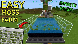 EASY MOSS BLOCK Farm In Minecraft 1.20+ (Bedrock/mcpe/ps4/xbox)