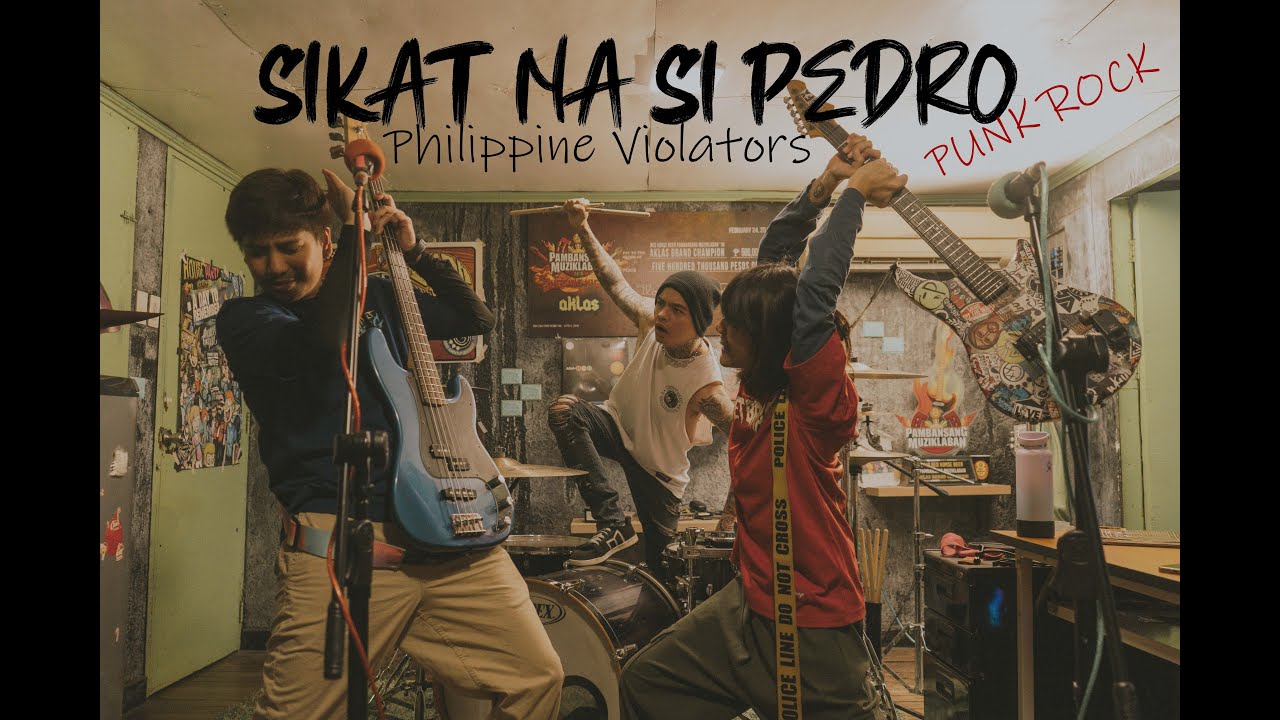 Sikat Na Si Pedro - Happy Three Friends (Philippine Violators Cover)