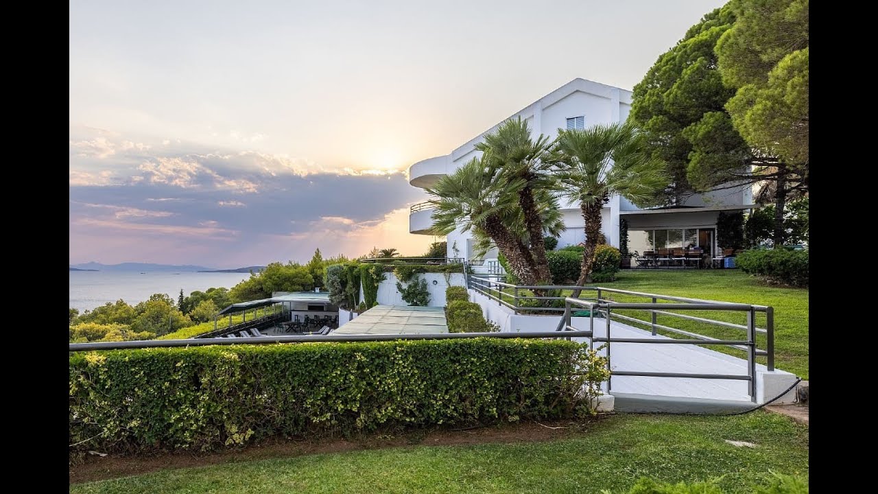 Set of two Seaside villas for sale in Agia Marina, Athens Riviera Greece.