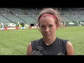 Thorns FC Training | Parsons, Sonnett and Menges discuss facing Sky Blue