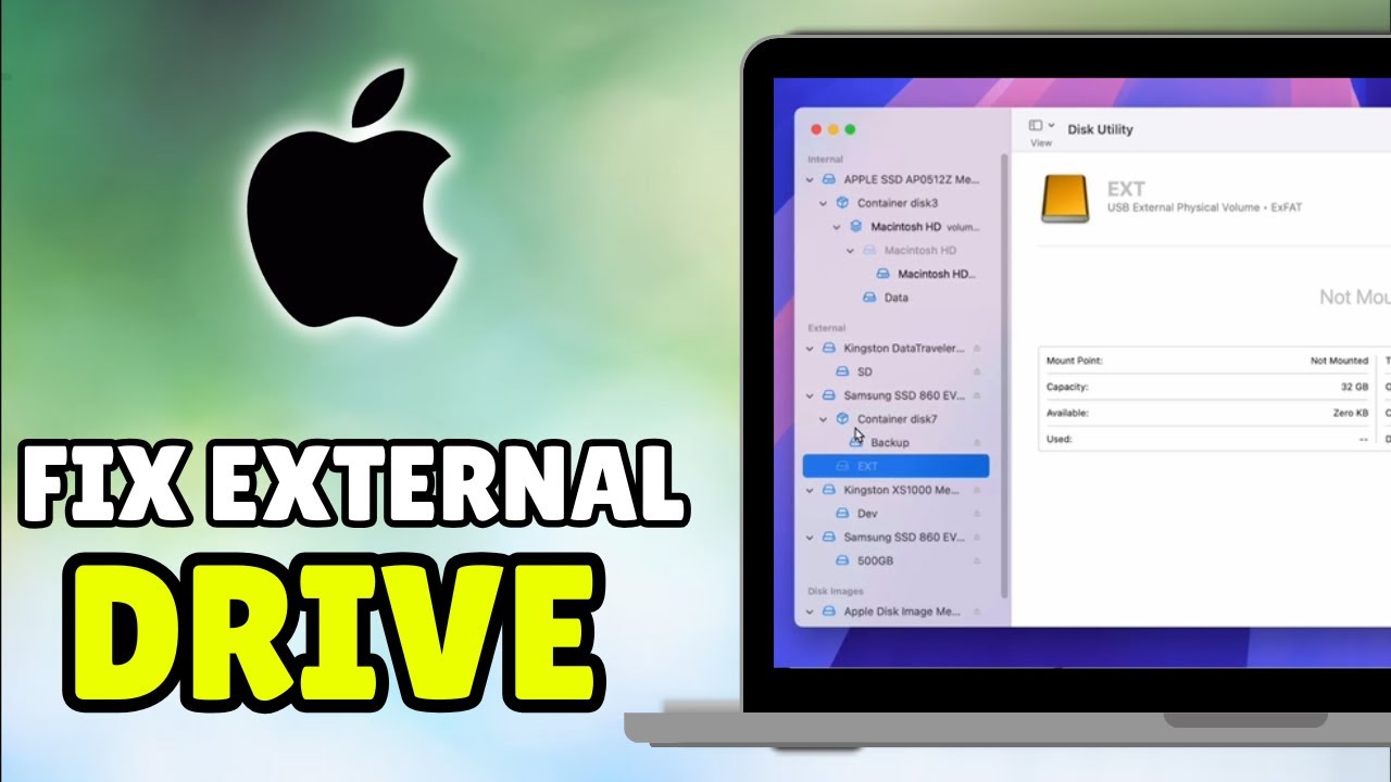 How To Fix External Drive Won't Mount in macOS (2026) - Full Tutorial ...