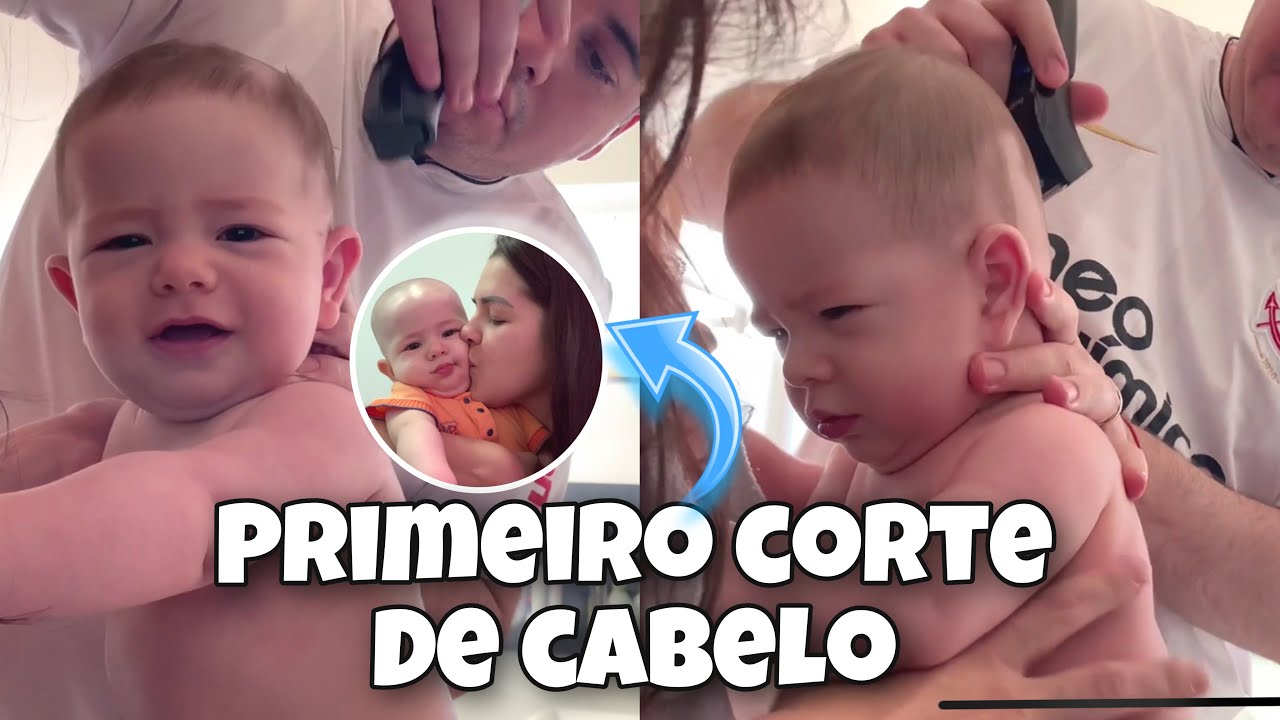 PRIMEIRO CORTE DE CABELO DO BEBÊ | Elidiani Simões - YouTube