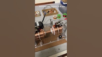 Homopolar generator spinning in its own magnetic field (aether)