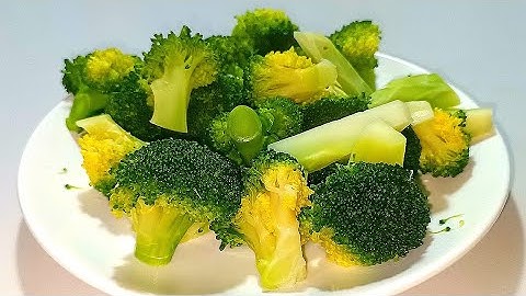 Cách luộc súp lơ xanh giòn ngon đẹp mắt,cắt súp lơ đẹp mắt -  Bếp Nhà Hoàng