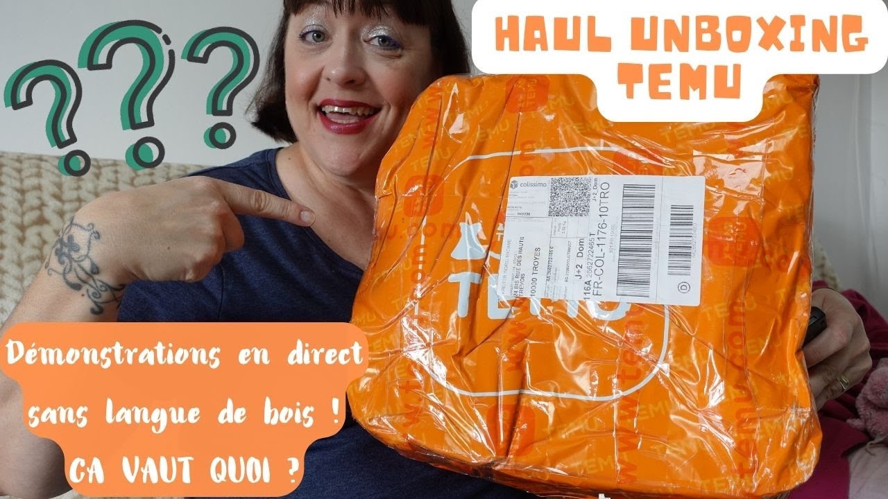 HAUL UNBOXING TEMU / DEMONSTRATION EN DIRECT SANS LANGUE DE BOIS / CA VAUT QUOI ?