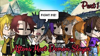 Aftons Meet Demon Slayer ||Part 1|| Into a new world…|| (My AU)