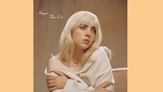 Painting A Billie Eilish Happier Than Ever Clear Cd Positive Hoodie Girl