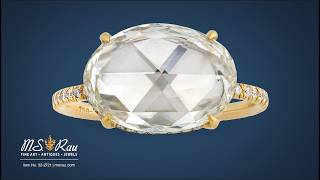 Fred Leighton Rose Cut Diamond Ring (5.24 Carats) | M.S. Rau
