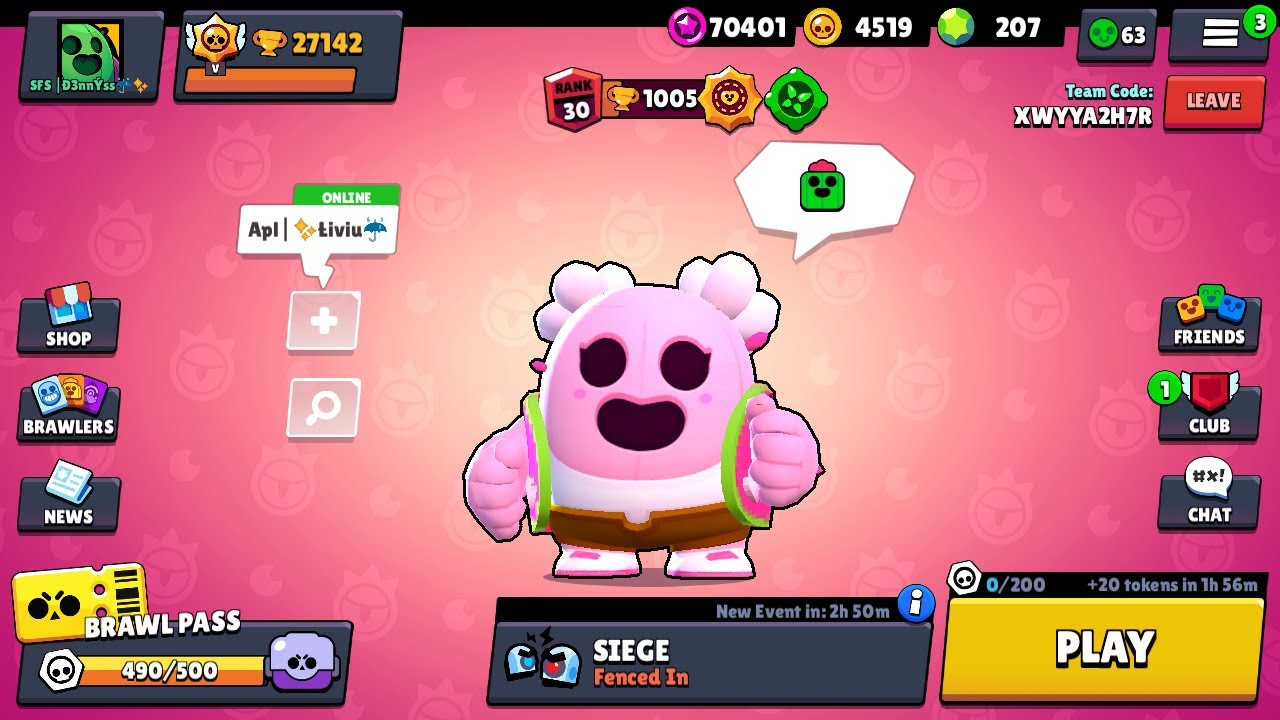 SPIKE RANK 30🌸 (1005 🏆) Brawl Stars - YouTube