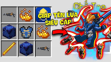 JAYGRAY CHẾ TẠO THÀNH CÔNG BỘ GIÁP TÊN LỬA SIÊU CẤP TRONG MINECRAFT*TIÊU DIỆT QUÁI TRONG RỪNG