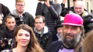 Sebastien Tellier & Amandine De La Richardiere @ Paris Fashion Week 6 octobre 2015 défilé Chanel
