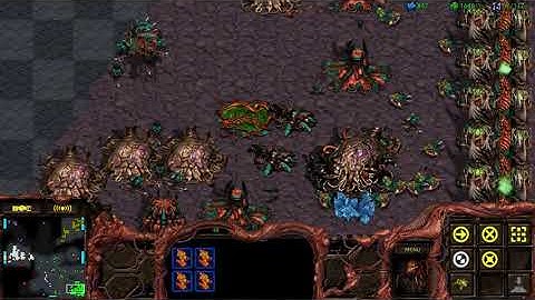 3vs3 Fastest Map. Starcraft Remastered. Zerg