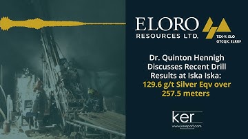 Eloro Resources - Dr. Quinton Hennigh Discusses Recent Iska Iska Drill Results on the KE Report