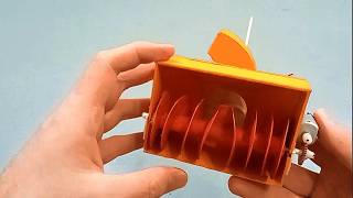 My DIY Mini Cardboard Snowblower with DC mini Motors
