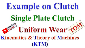Clutch Example, Problem on clutch, 4, Solved problem on clutch #KTM #TOM #friction