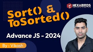 Sort() and ToSorted() methods in JavaScript array || JavaScript tutorial 2024