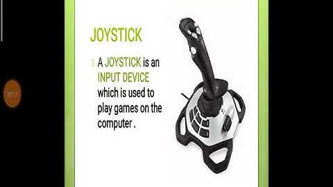 Class 2 chapter 6 INPUT AND OUTPUT DEVICES