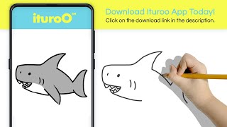 Learn How to Draw a Great White Shark with ituroO