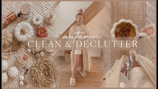 GETTING READY FOR AUTUMN | clean & declutter with me + fall decor haul 🍂