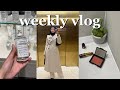 Weekly vlog mini kitchen organising hangouts shopping in london