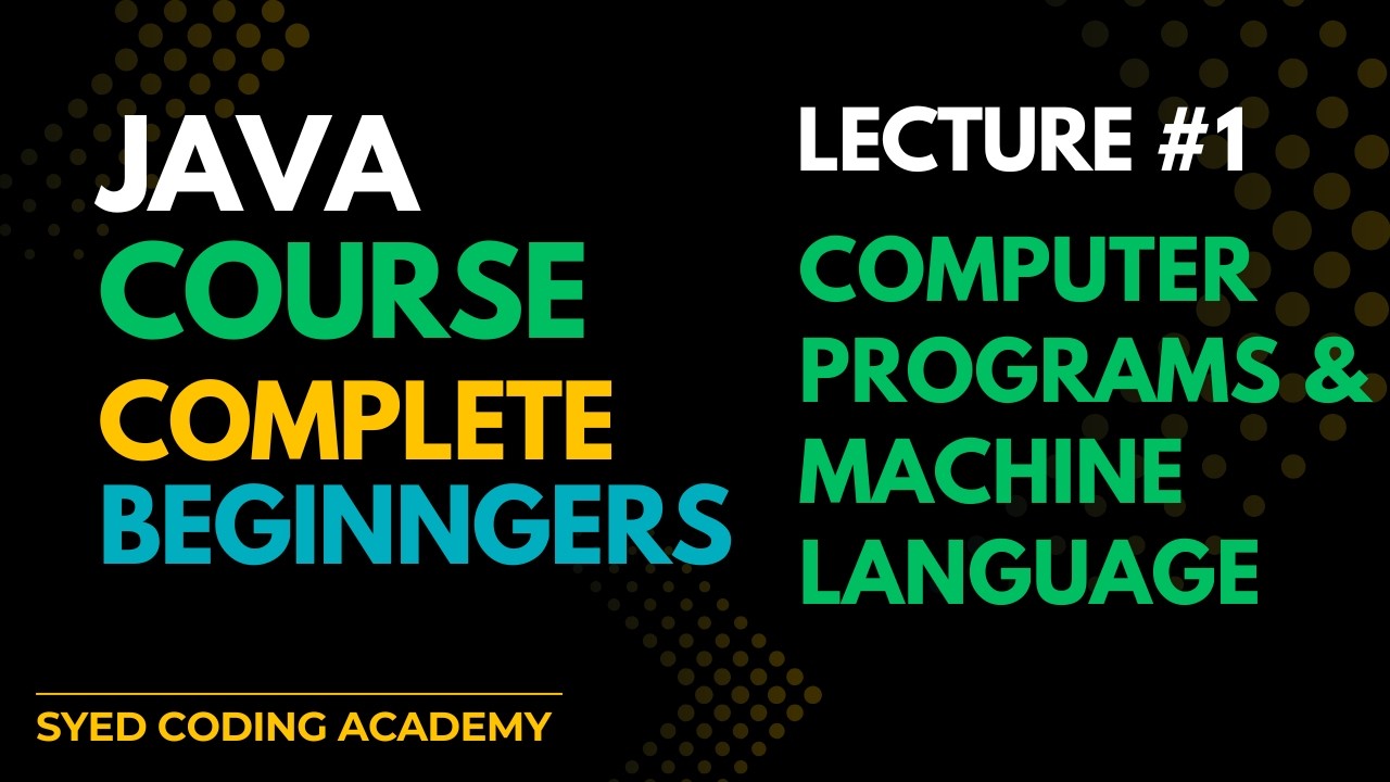 Java Programming Tutorial #1 | Introduction to Computer, Program, ASCII ...