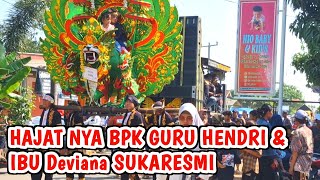 Arak arakan singa barong di sukaresmi. Hajat nya bpk Guru Hendri wahyudi & Ibu Deviana