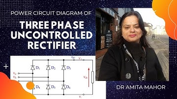 Power Circuit Diagram of Three Phase Uncontrolled Rectifier