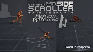 2.5D SideScroller Template with Motion Matching 1.1 | Unreal Engine 5 | Work-In-Progress | WraithCG