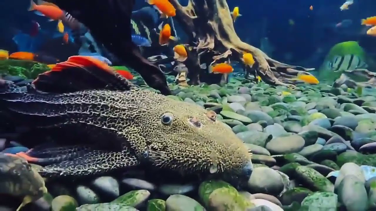 Arowana, African Cichlids, and Discus | Exquisite Aquarium Harmony | 10-Minute Aquatic Masterpiece