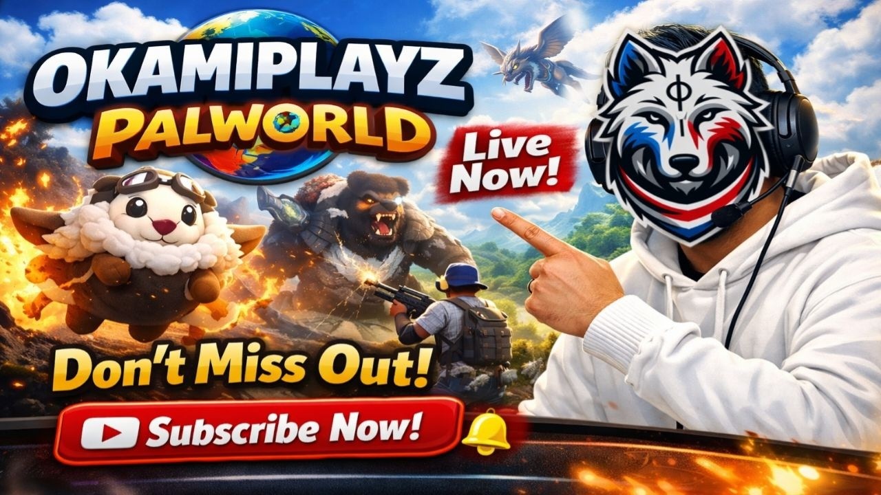 Insane PALWORLD Boss Fight 😱 Live Right Now! | OKAMIPLAYZ