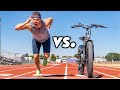 Olympic Runner vs. Electric Bike (who's faster?)