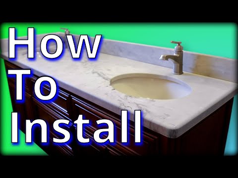 How to Install a Vanity Top On-Site | Stone Coat Countertops