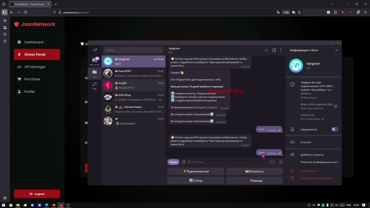 🔥TELEGRAM BOTS DOWNED | ALL CRASHED BECAUSE OF JSONETWORK.CC | CLOUDFLARE BYPASS | BEST DDOS TOOL🔥