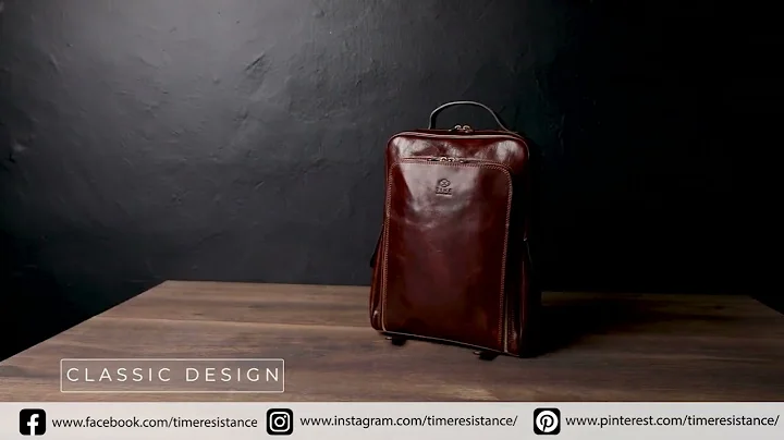 Brown Leather Backpack - The Sun Also Rises | Time Resistance Official Video